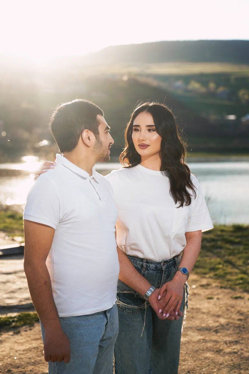 Couple walking
